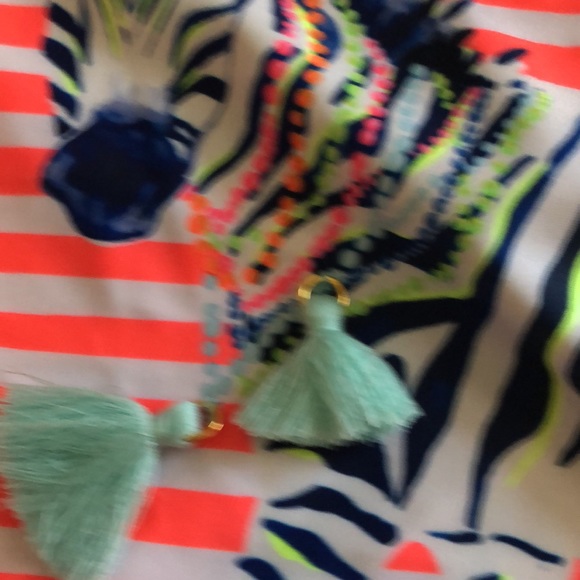 One piece big girls swim suit nwt size13-14 sunuva upf 50 coral white navy - Picture 3 of 4